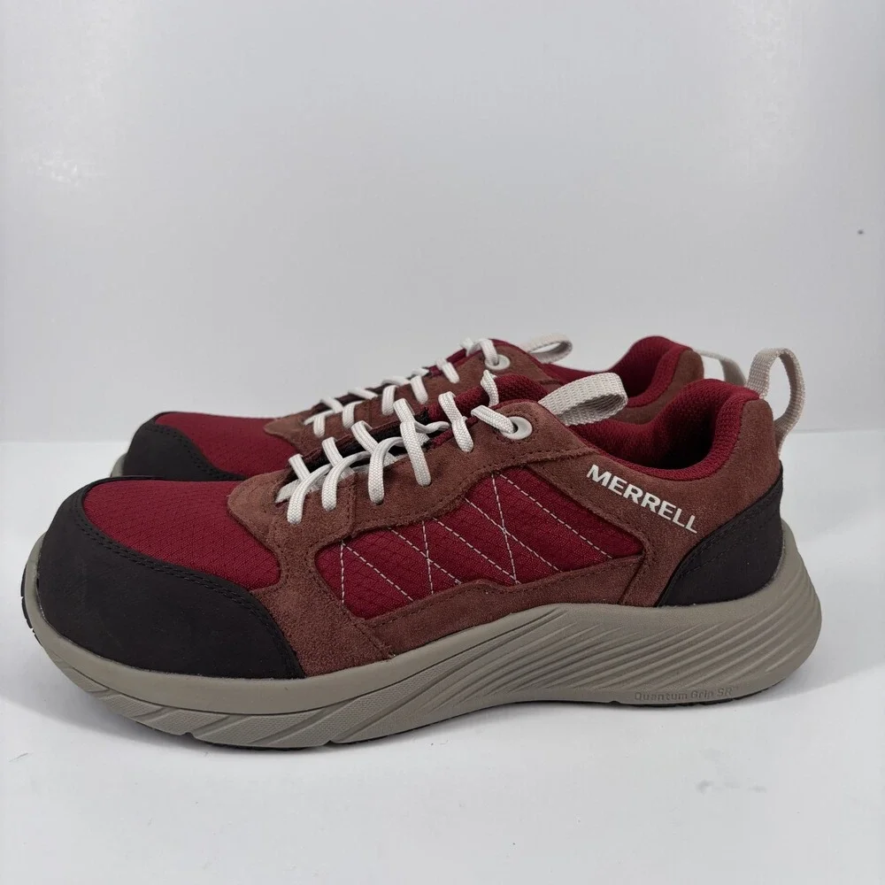 Merrell Alpine Carbon Fiber Toe Work Sneakers Women's US‎ 8.5 Red/Brown J005240